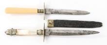 19th C. MINIATURE DIRK KNIVES By LINGARD / ALLEN