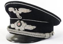 WWII GERMAN DIPLOMAT PEAKED VISOR DRESS HAT