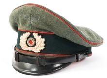 WWII GERMAN HEER NAMED NCO ARTILLERY VISOR CAP
