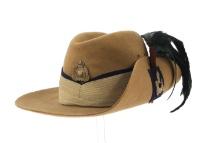 WWII NEW ZEALAND OTAGO RIFLE VOLUNTEERS SLOUCH HAT
