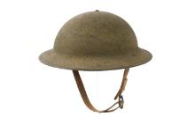 EARLY WWII US ARMY M1917A1 COMBAT HELMET