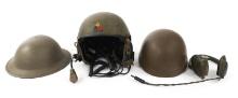 WWII - CURRENT MILITARY TANK & COMBAT HELMETS