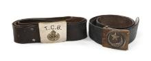 WWI OTTOMAN ARMY & NAVY BELTS AND BELT BUCKLES