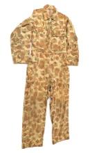 WWII US ARMY / USMC FROGSKIN CAMO HBT COVERALLS