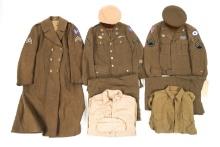 WWII US ARMY & US ARMY AIR FORCE NCO UNIFORMS