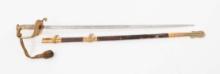US NAVY M1852 OFFICER SWORD by BROWNING KING