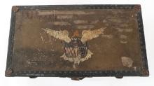WWI - WWII US ARMY AIR FORCES PAINTED TRUNK