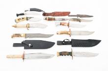 CIVILIAN HUNTING KNIVES - SCHRADE, FROST, & MORE