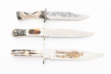COMMEMORATIVE & HUNTING KNIVES BY BUCK & PARKER
