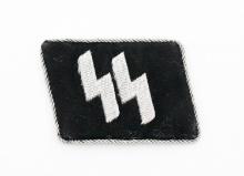 WWII GERMAN WAFFEN SS RUNES OFFICER COLLAR TAB