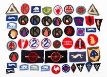 WWI - 1920's US ARMY DIVISION & UNIT PATCHES