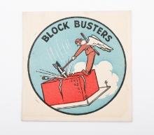 WWII USAAF "BLOCK BUSTERS" BOMBER PATCH