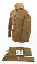 WWI US AEF 14th RAILWAY ENG. ENLISTED UNIFORM SET