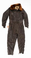 WWII US NAVY CFN-24 HEATED LEATHER FLIGHT SUIT