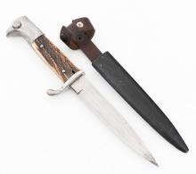 WWI GERMAN BOOT KNIFE by CARL EICKHORN