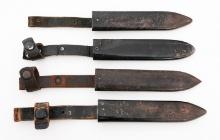 WWII GERMAN HITLER YOUTH KNIFE SCABBARDS