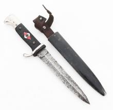 WWII GERMAN HITLER YOUTH KNIFE WITH MODIFIED BLADE