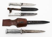 WWII US THEATER MADE GERMAN FIXED BLADE KNIVES