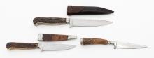 GERMAN STAG HORN PICNIC KNIVES