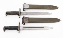 WWII US ARMY M1905E1 & M1 BAYONETS by AFH & UTICA