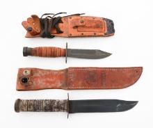 COLD WAR US Mk2 & JET PILOT SURVIVAL KNIVES