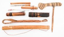 DAYAK TOLOR BLOW DARTS & QUIVER