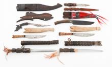 SOUTHEAST ASIAN DAGGERS, KNIVES & TALIBONS