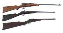 SAVAGE, WINCHESTER, AND HAMILTON .22 CAL RIFLES