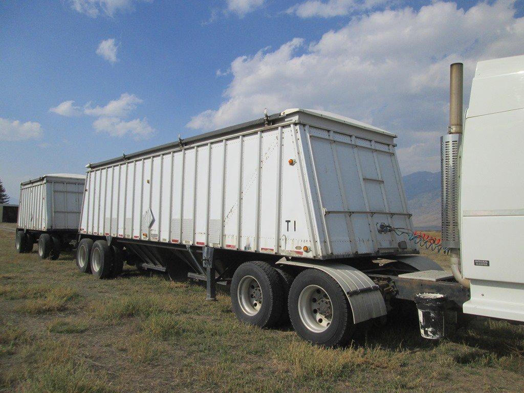 1987 Western 32’ Lead Double Hopper Grain Trailer