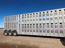 2014 Wilson PSDCL-406 3 Axle Livestock Trailer