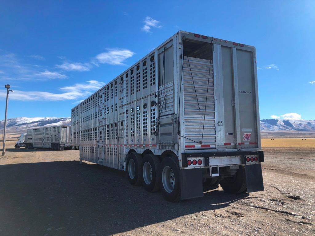 2014 Wilson PSDCL-406 3 Axle Livestock Trailer