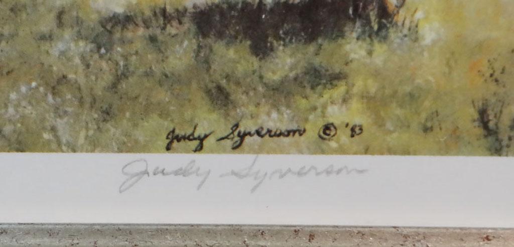 Syverson, Judy print, The Old Dorch Place, 4" x 8", #602/1000
