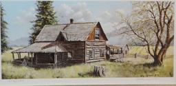 Syverson, Judy print, The Old Dorch Place, 4" x 8", #602/1000