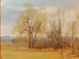 Eversman, oil  landscape untitled, 9" x 12"