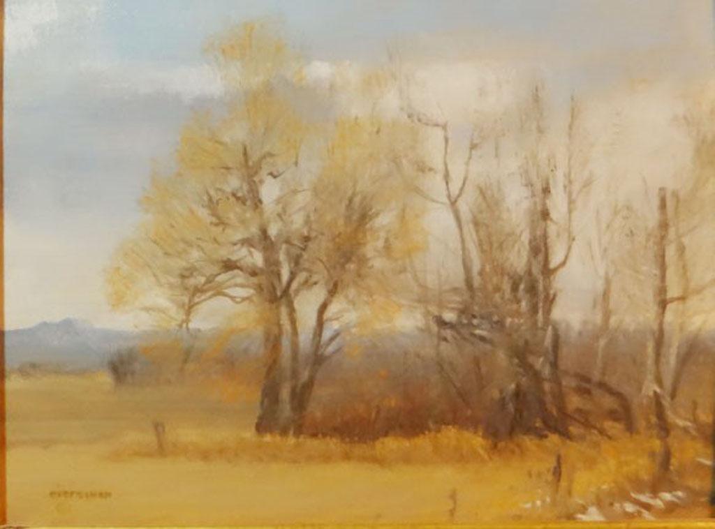 Eversman, oil  landscape untitled, 9" x 12"