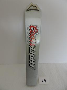 Coors Light Tapper Handle, 4 sided, 12"