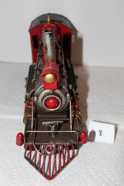 Steam Engine, Metal, 13"L x 6 1/2" H x 3 1/2" W