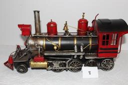 Steam Engine, Metal, 13"L x 6 1/2" H x 3 1/2" W