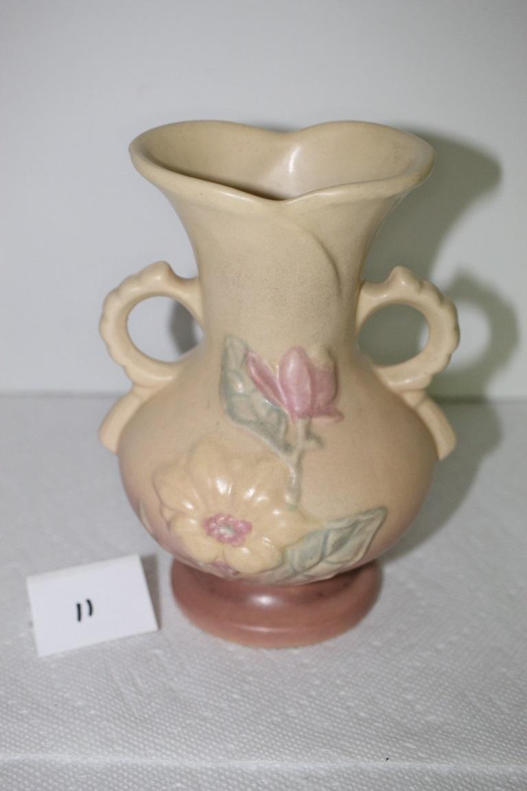 Hull Art Pottery Vase, Magnolia, USA, 15-6 1/4"