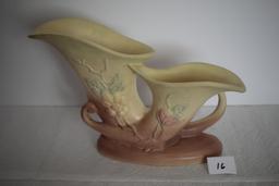 Hull Art Pottery, Double Cornucopia, USA, 6-12"