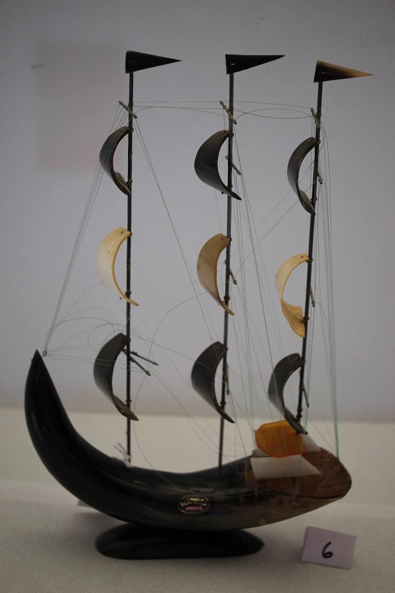 Horn Sailing Ship, Acapulco Mexico, 15 1/2" x 9 1/2"