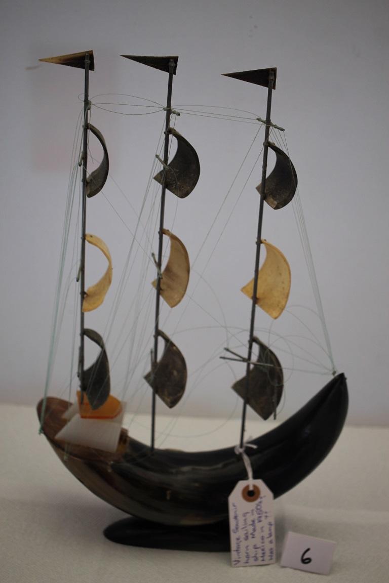 Horn Sailing Ship, Acapulco Mexico, 15 1/2" x 9 1/2"