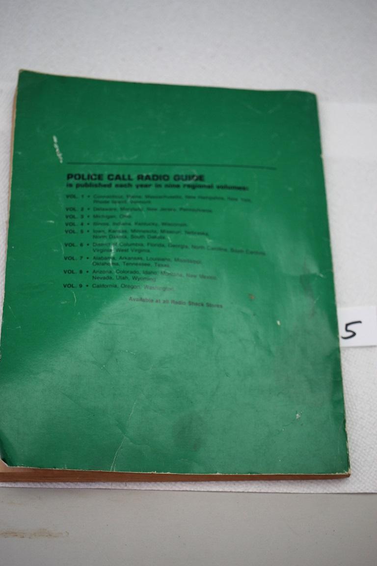 Police Call Radio Guide, 25th Anniversay Edition, 1988, Hollins Radio Data, Soft Cover