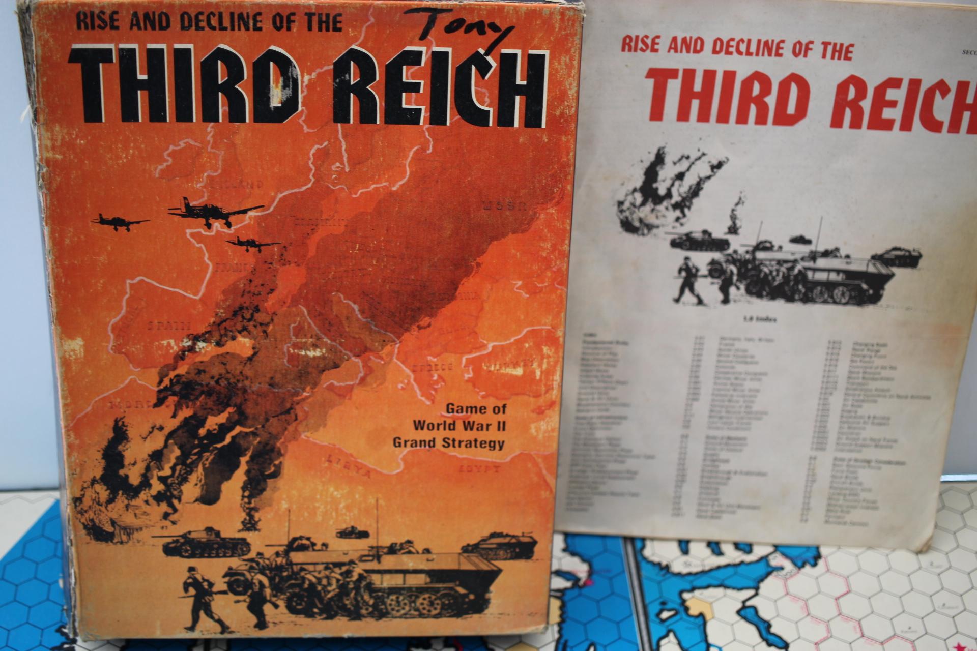 Rise And Decline of the Third Reich, Game of World War II Grand Strategy, 1974, #813