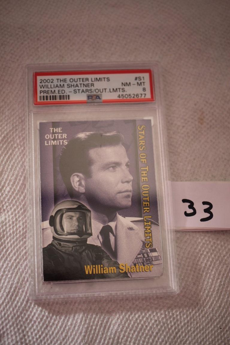 William Shatner, 2002 The Outer Limits Card, #S1, Rittenhouse Archives, Cold Hands-Warm Heart