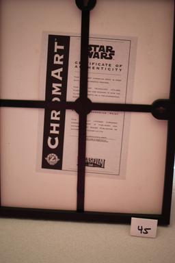 Star Wars, Return Of The Jedi-1993 Lucasfilm Ltd., ChromArt, Framed/Matted