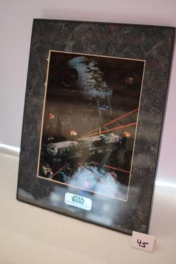 Star Wars, Return Of The Jedi-1993 Lucasfilm Ltd., ChromArt, Framed/Matted