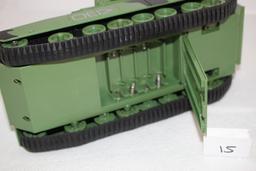 Toy Tank, Inter Active Toy Concepts, 2001, Plastic, Uses 4 AA Batteries, 13" x 4 1/2" x 3 1/4"H