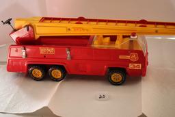 Tonka Fire Truck, Metal & Plastic, 19 1/4" L