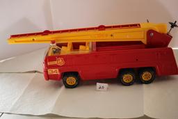 Tonka Fire Truck, Metal & Plastic, 19 1/4" L